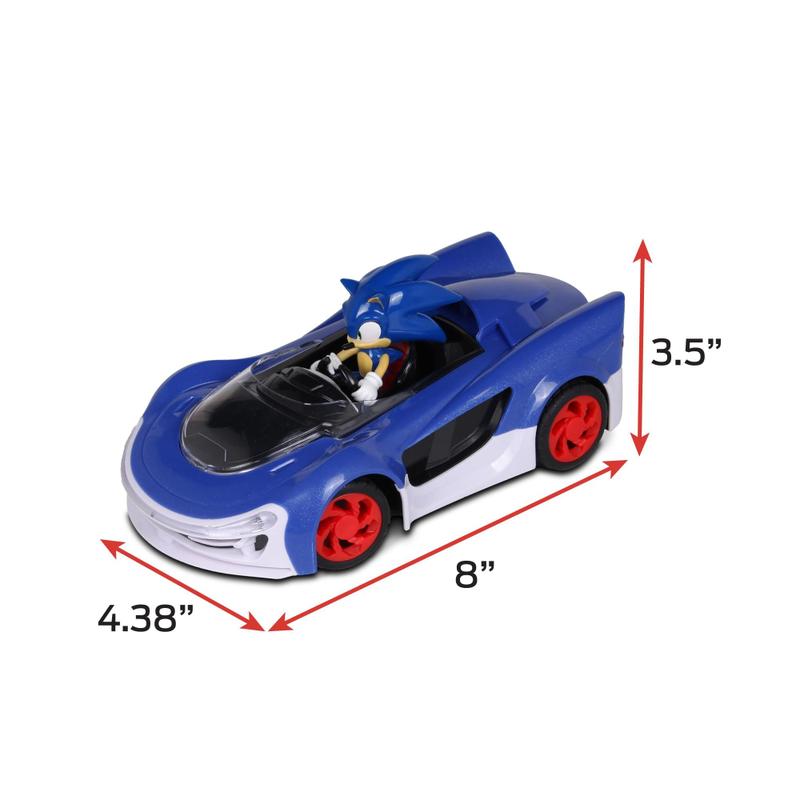 Carro RC NKOK Sonic Racing CrossWorlds Sonic O Ouriço